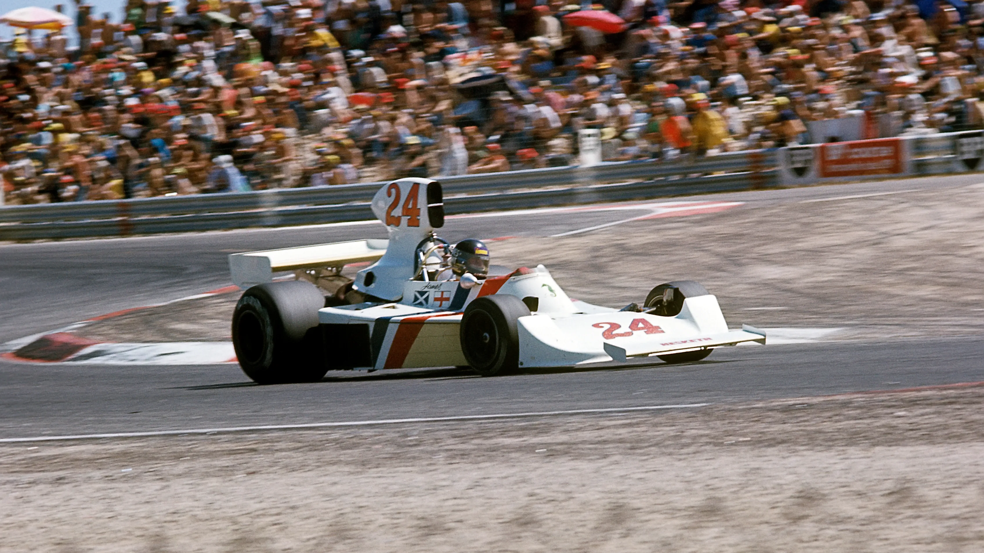 James Hunt, Hesketh-Ford 308B, Grand Prix of France, Paul Ricard, 06 July 1975. James Hunt